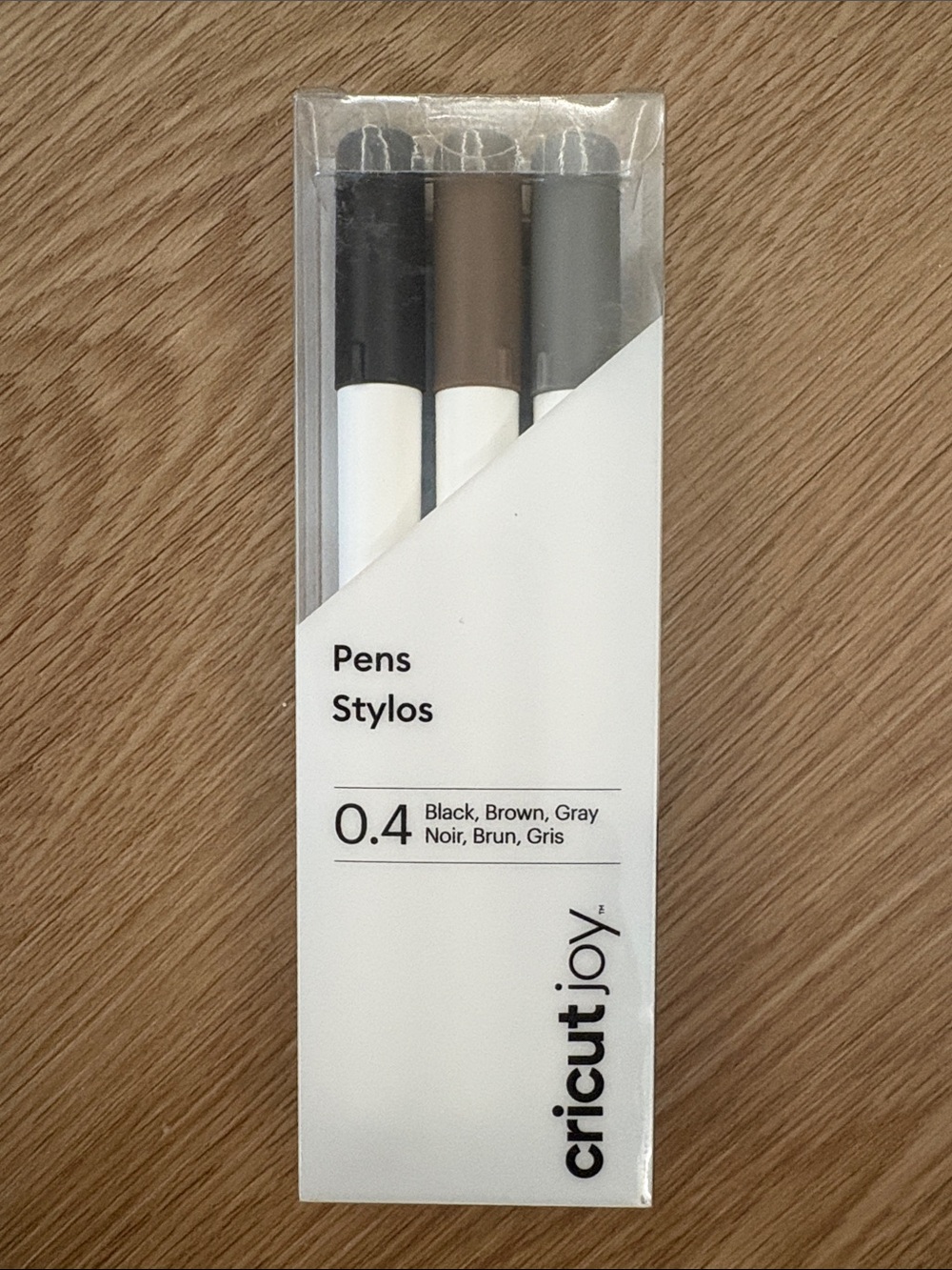 Cricut 0.4mm Point Pens - Black, Brown, Gray